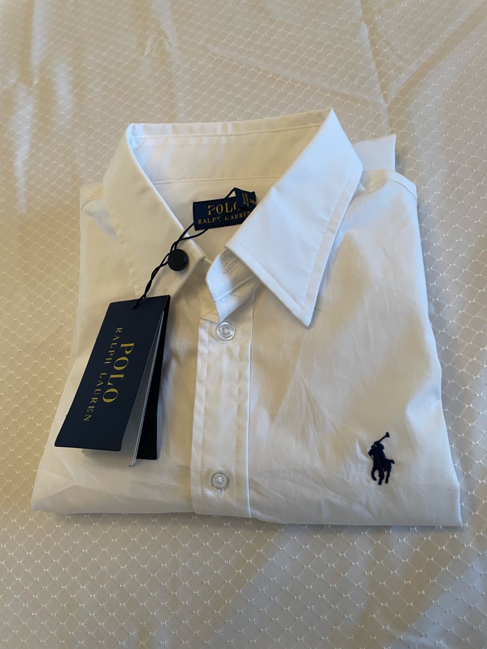 Polo by Ralph Lauren Women’s White Cotton Button-Down Shirt Sz 6